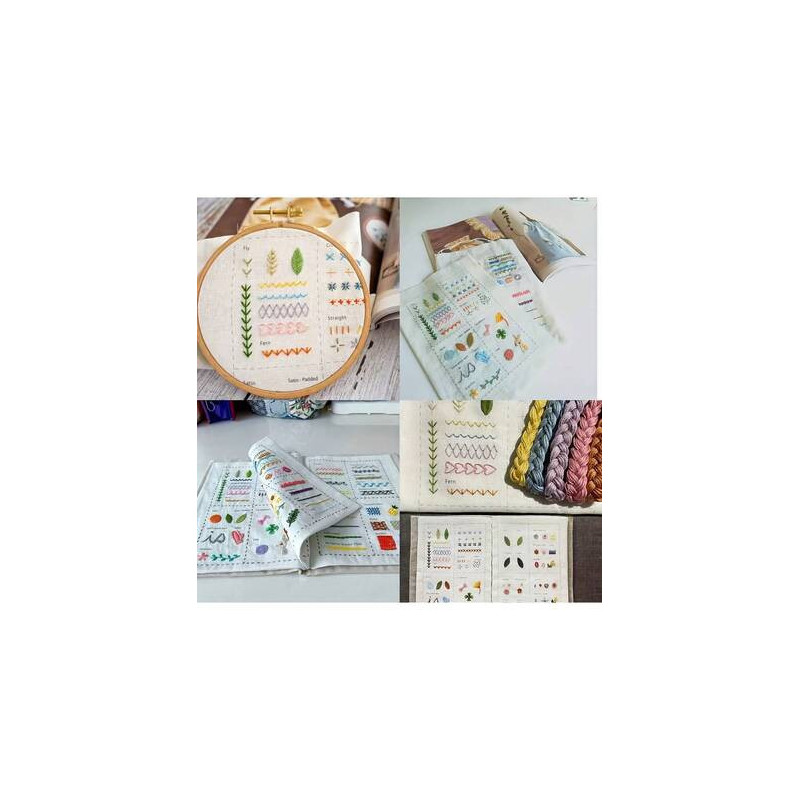 Coffret de livres de broderie