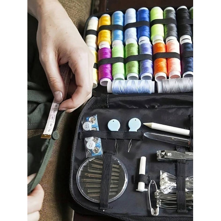 Kit de couture nomade – grand format (95 accessoires)