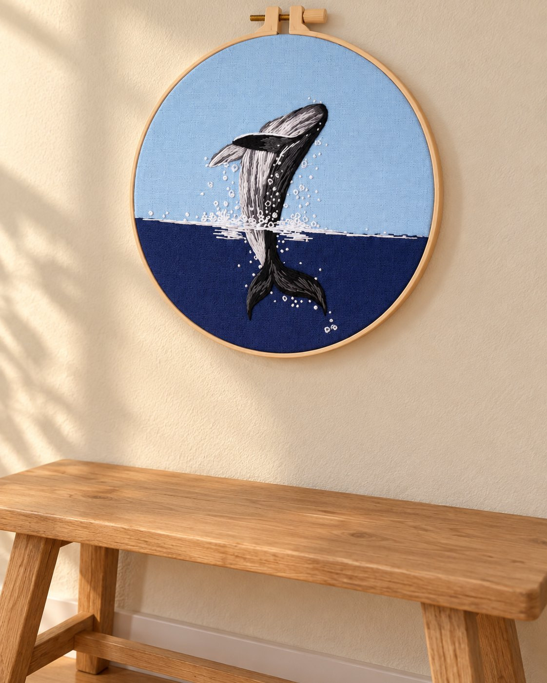 Kit broderie — Baleine sous l’océan