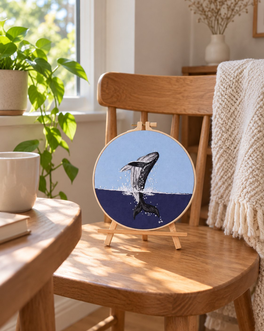 Kit broderie — Baleine sous l’océan
