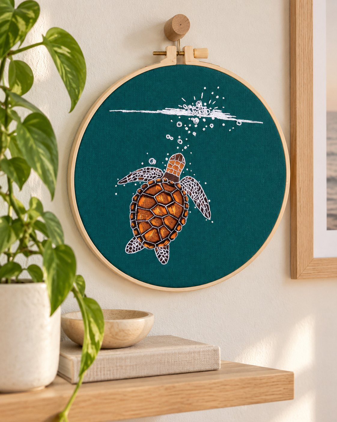 Kit broderie — Tortue marine