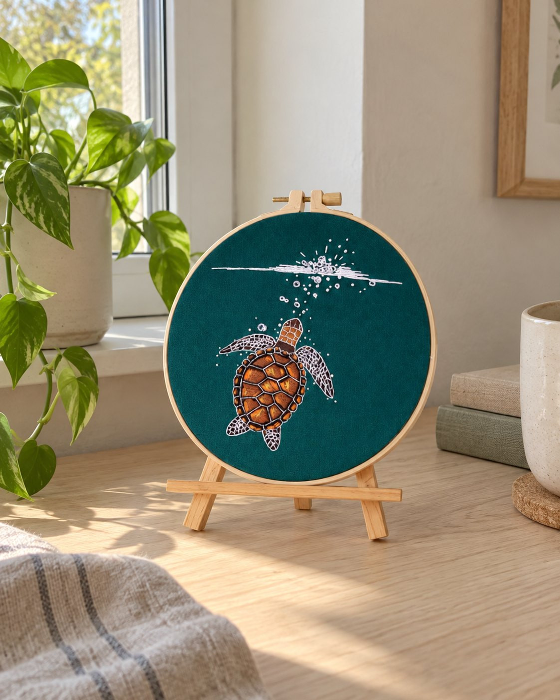 Kit broderie — Tortue marine