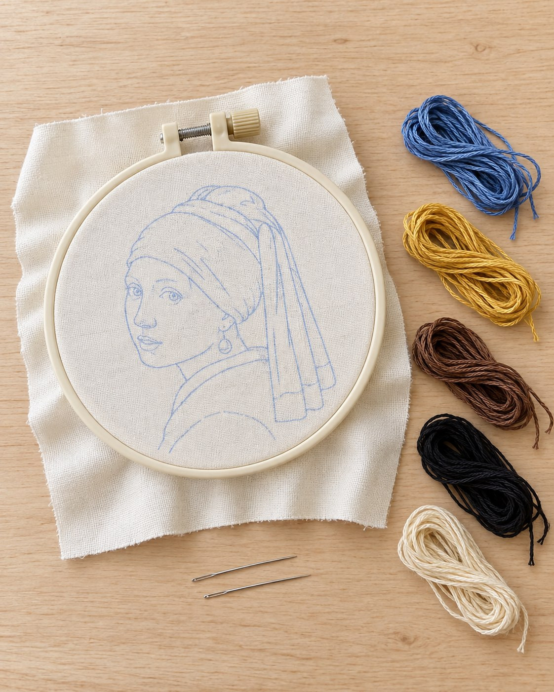 Kit point de croix — La Jeune Fille à la perle