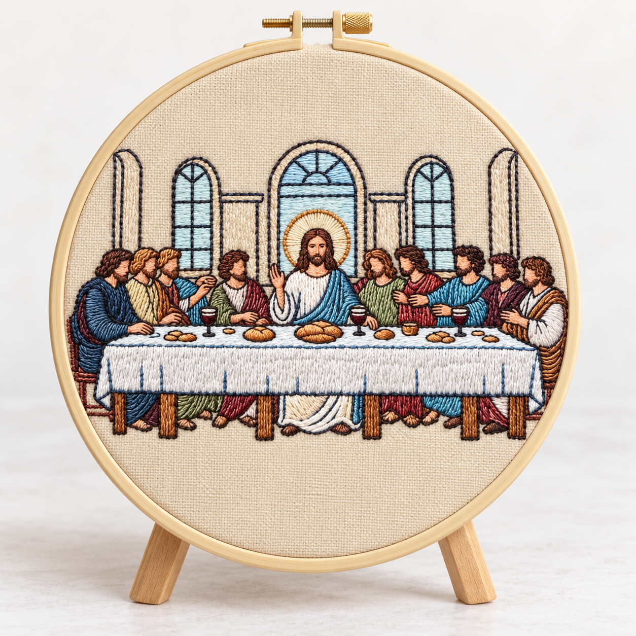 Kit broderie — La Dernière Cène | Coutureo