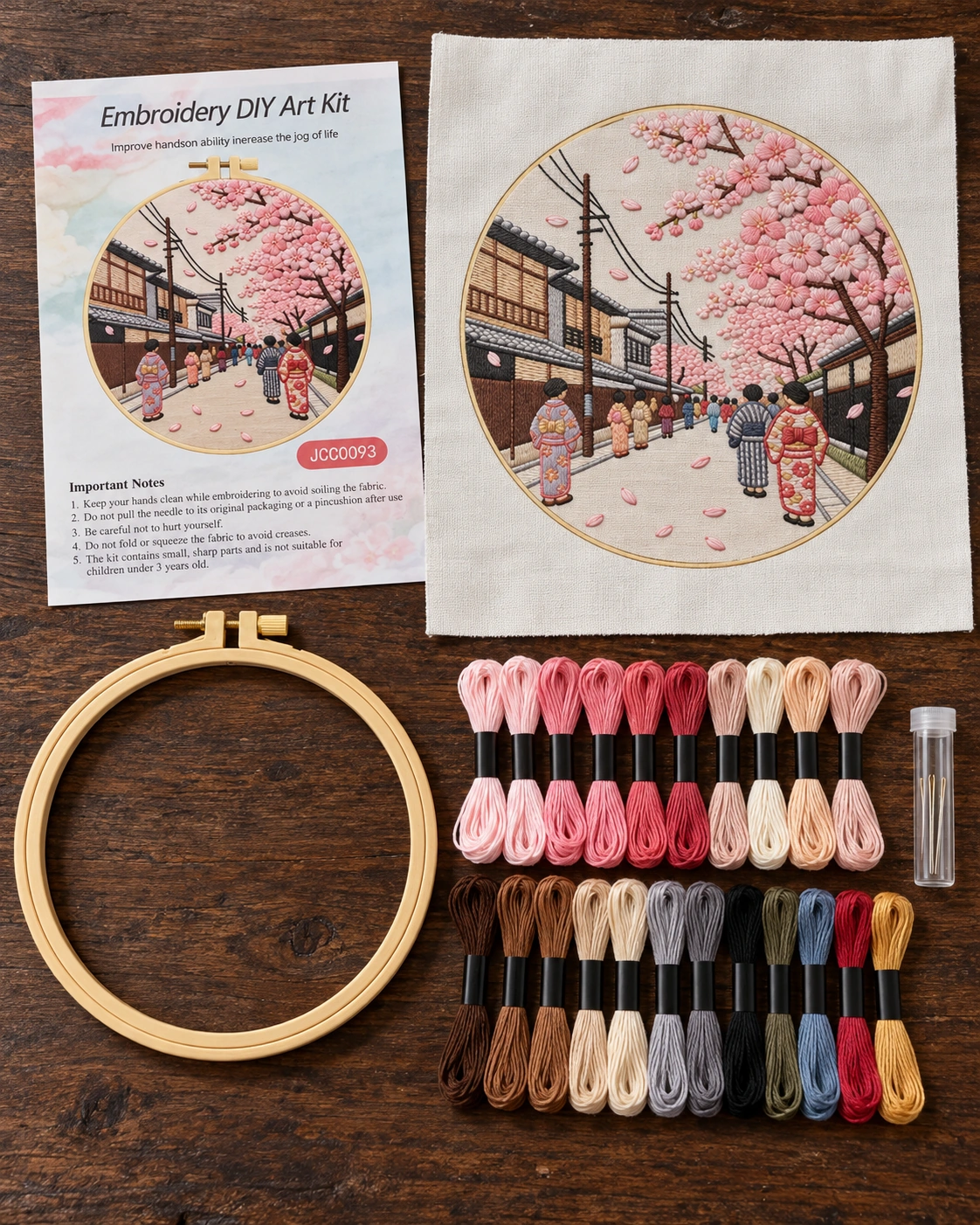 Kit broderie — Paysage urbain