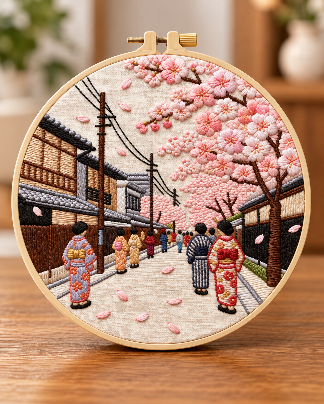 Kit broderie — Paysage urbain | Coutureo