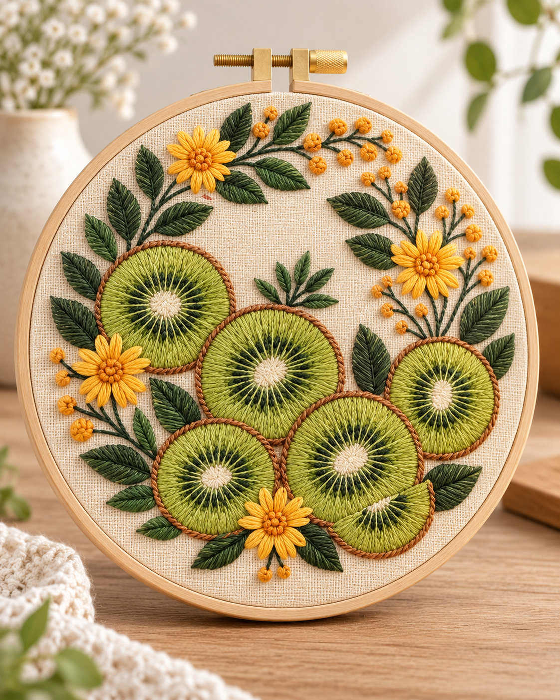Kit broderie — Fruits colorés | Coutureo
