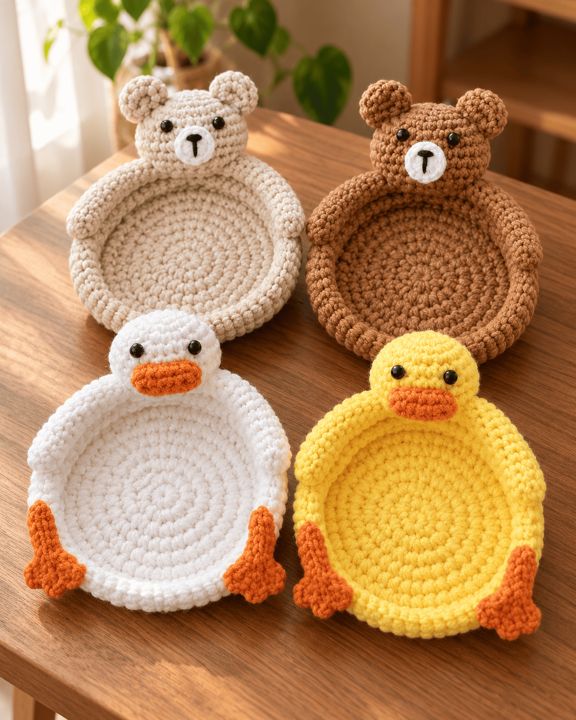 Kit crochet — Dessous de verre animaux