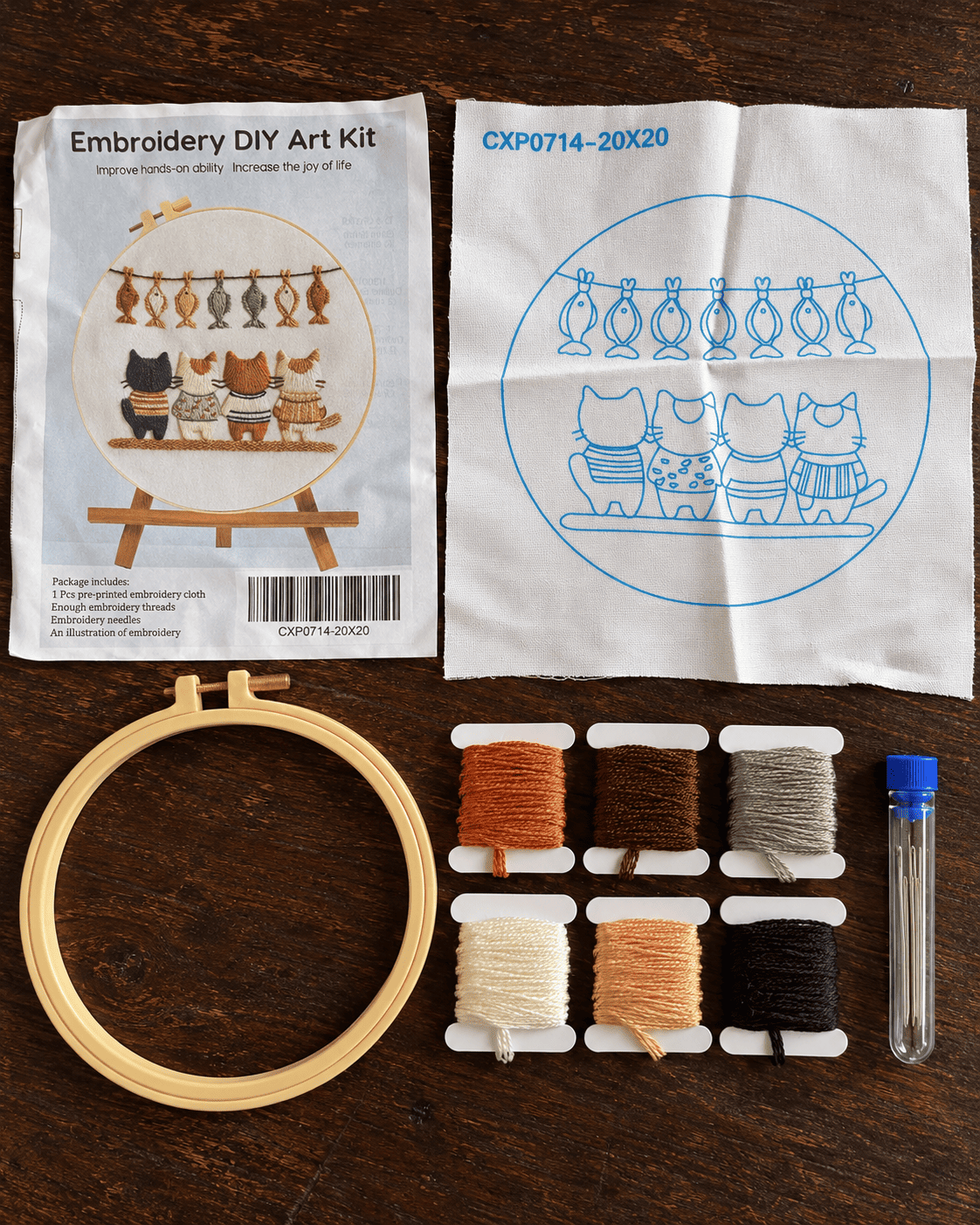 Kit broderie — Petit chat