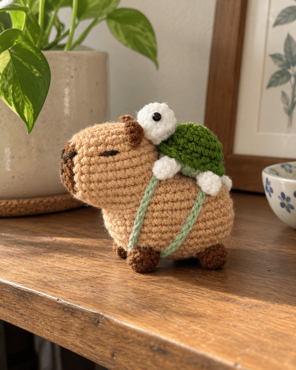 Kit crochet amigurumi — Capybara et tortue | Coutureo