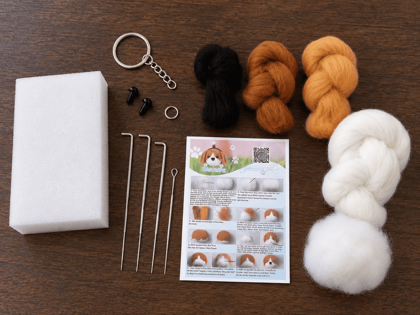 Kit feutrage à l’aiguille — Chien en laine